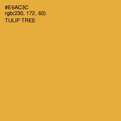 #E6AC3C - Tulip Tree Color Image